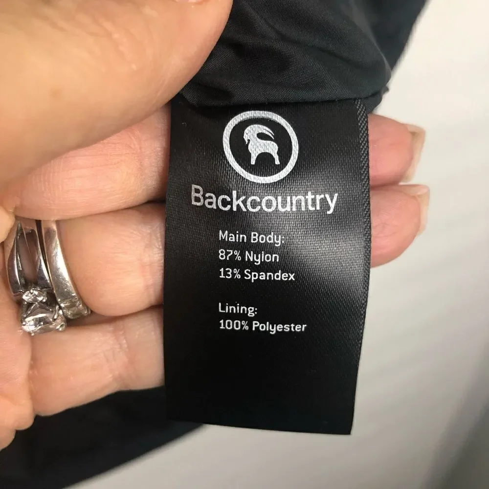 Backcountry lightweight jacket black